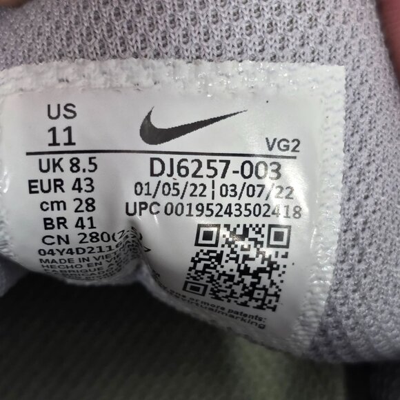 Men Nike Tanjun Gray Mesh Sneakers Lightweight Breathable Athletic Shoes US 11 - Picture 2 of 7